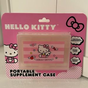 Hello Kitty Supplement Case NEW